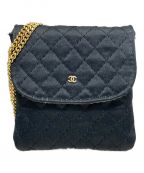 CHANELシャネル）の古着「シャネルマイクロポーチネックレス」｜ブラック