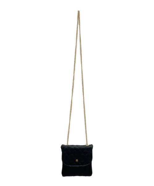 CHANEL（シャネル）CHANEL (シャネル) シャネルマイクロポーチネックレス ブラックの古着・服飾アイテム