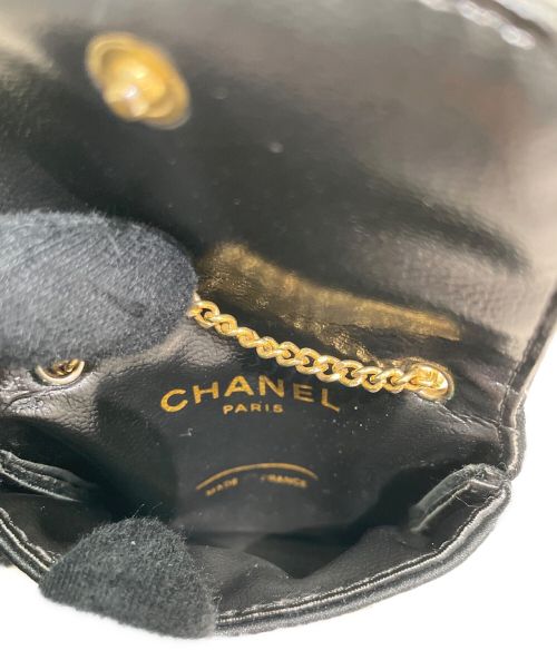 CHANEL（シャネル）CHANEL (シャネル) シャネルマイクロポーチネックレス ブラックの古着・服飾アイテム