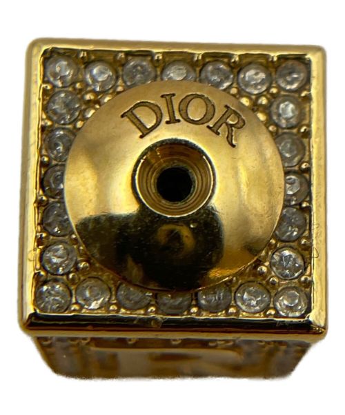 Dior（ディオール）Dior (ディオール) キューブピアス ゴールドの古着・服飾アイテム