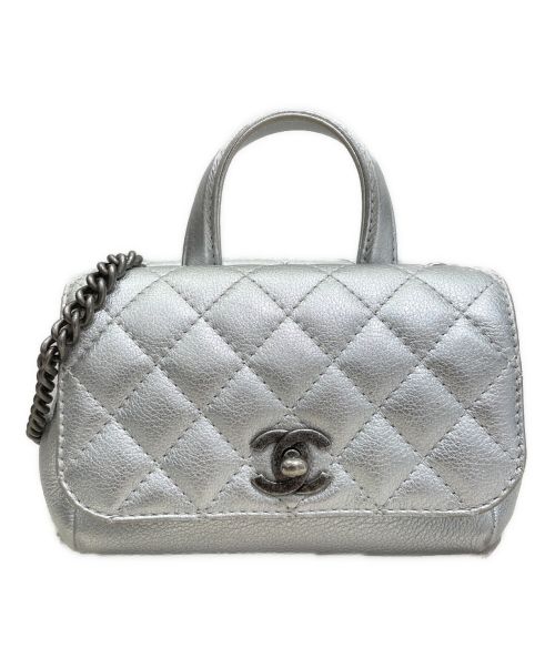 CHANEL（シャネル）CHANEL (シャネル) チェーンショルダーバッグ シルバーの古着・服飾アイテム