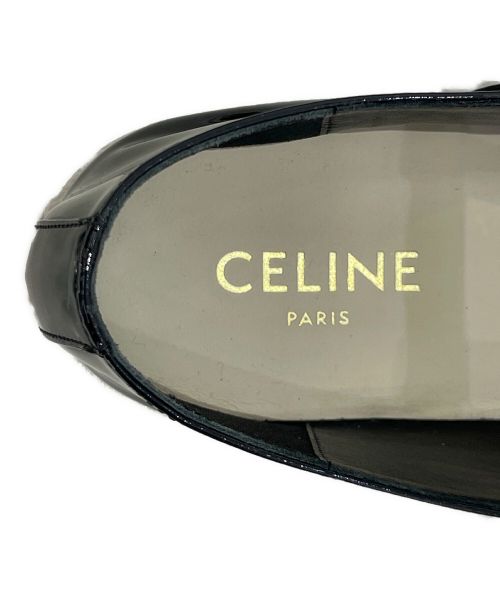 CELINE（セリーヌ）CELINE (セリーヌ) ダブルストラップメリージェーンバレリーナ ブラック サイズ:37 未使用品の古着・服飾アイテム