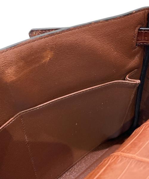 HERMES（エルメス）HERMES (エルメス) バッグ ブラウン×ゴールド金具 サイズ:28の古着・服飾アイテム
