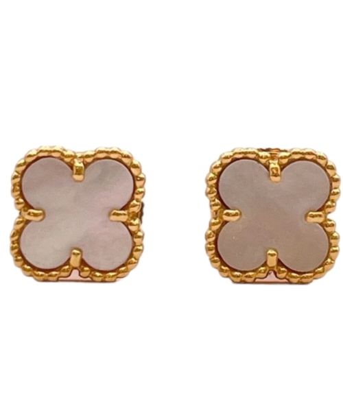 VAN CLEEF & ARPELS（ヴァンクリーフ＆アーペル）VAN CLEEF & ARPELS (ヴァンクリーフ＆アーペル) スウィートアルハンブラ ピアスの古着・服飾アイテム