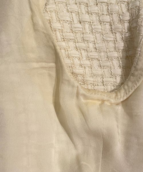 CHANEL（シャネル）CHANEL (シャネル) ジップアップジャケット ホワイト サイズ:36の古着・服飾アイテム