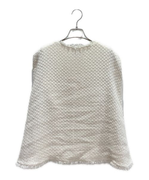 CHANEL（シャネル）CHANEL (シャネル) ジップアップジャケット ホワイト サイズ:36の古着・服飾アイテム