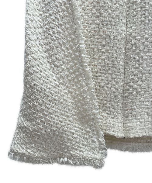 CHANEL（シャネル）CHANEL (シャネル) ジップアップジャケット ホワイト サイズ:36の古着・服飾アイテム