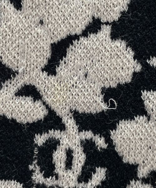 CHANEL（シャネル）CHANEL (シャネル) ココマークフラワージャガードニット ブラック×ホワイト サイズ:36の古着・服飾アイテム