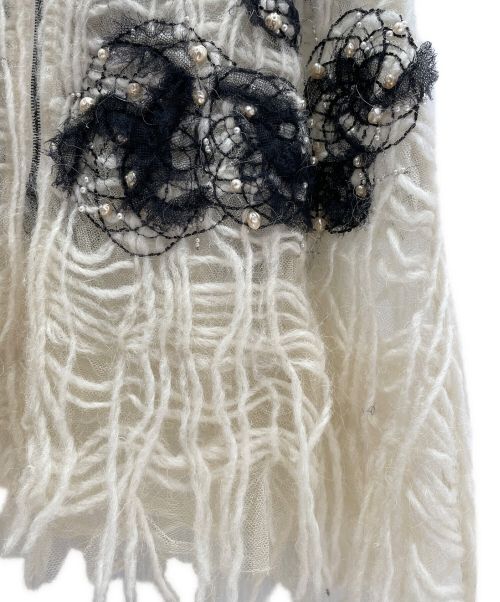 CHANEL（シャネル）CHANEL (シャネル) ジップアップベスト ホワイト サイズ:34の古着・服飾アイテム