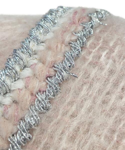 CHANEL（シャネル）CHANEL (シャネル) モヘヤツイードコート ピンク サイズ:34の古着・服飾アイテム