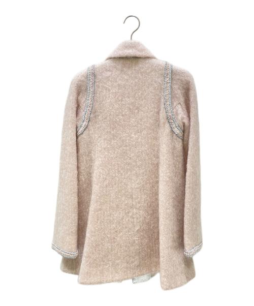 CHANEL（シャネル）CHANEL (シャネル) モヘヤツイードコート ピンク サイズ:34の古着・服飾アイテム