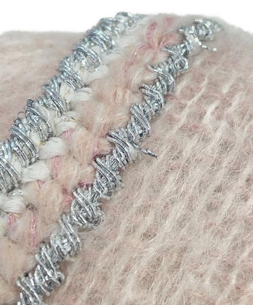 CHANEL（シャネル）CHANEL (シャネル) モヘヤツイードコート ピンク サイズ:34の古着・服飾アイテム