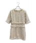 CHANEL (シャネル) ツイードフリンジワンピース ホワイト サイズ:38：79800円