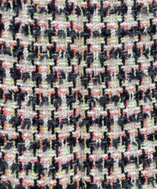 CHANEL（シャネル）CHANEL (シャネル) ツイードノースリーブワンピース ブラック×ピンク サイズ:36の古着・服飾アイテム