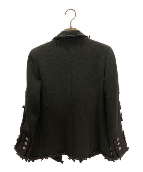 CHANEL（シャネル）CHANEL (シャネル) ウールジャケット ブラック サイズ:34の古着・服飾アイテム