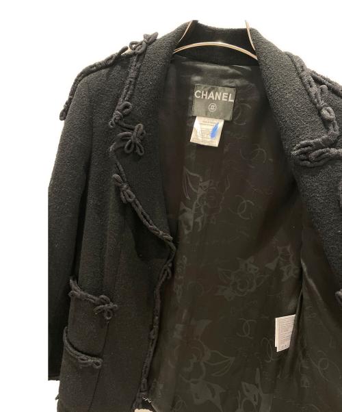 CHANEL（シャネル）CHANEL (シャネル) ウールジャケット ブラック サイズ:34の古着・服飾アイテム