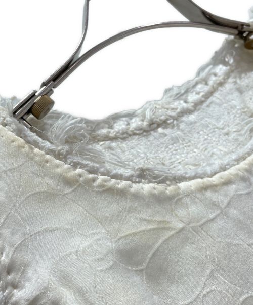 CHANEL（シャネル）CHANEL (シャネル) ツイードアンサンブルジャケット アイボリー サイズ:36の古着・服飾アイテム