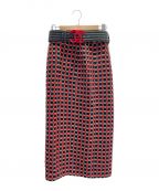 CHANELシャネル）の古着「ツイードタイトスカート」｜レッド×ブラック
