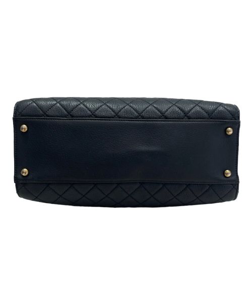 CHANEL（シャネル）CHANEL (シャネル) Rita Dome Tote/リタ ドーム トート ブラック×ゴールドの古着・服飾アイテム