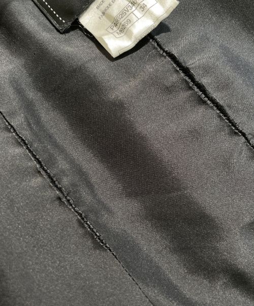 CHANEL（シャネル）CHANEL (シャネル) ツイードロングコート ブラック×ホワイト サイズ:34の古着・服飾アイテム