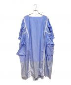 TAO COMME des GARCONSタオ コムデギャルソン）の古着「切替ロングワンピース」｜スカイブルー