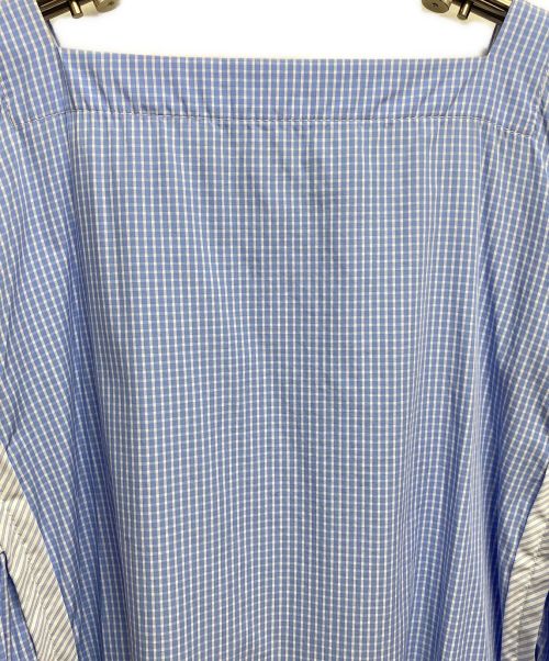 TAO COMME des GARCONS（タオ コムデギャルソン）TAO COMME des GARCONS (タオ コムデギャルソン) 切替ロングワンピース スカイブルー サイズ:Ｍの古着・服飾アイテム