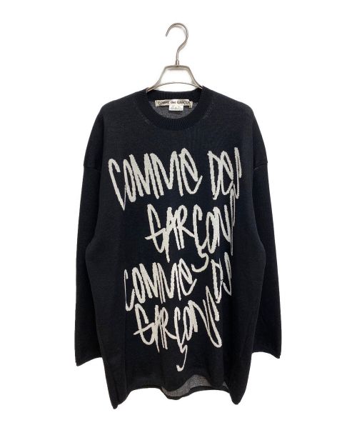 COMME des GARCONS（コムデギャルソン）COMME des GARCONS (コムデギャルソン) 22SS サマーニット ブラック サイズ:Sの古着・服飾アイテム