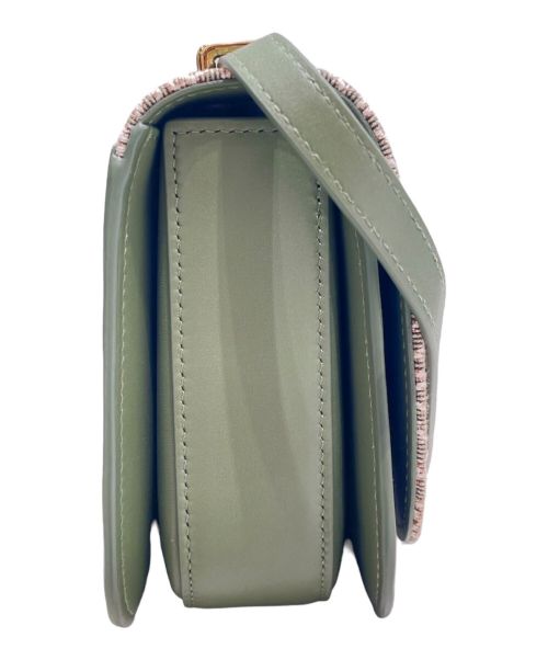 LOEWE（ロエベ）LOEWE (ロエベ) ゴヤ アナグラムジャガードスモールショルダーバッグ グリーンの古着・服飾アイテム
