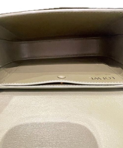 LOEWE（ロエベ）LOEWE (ロエベ) ゴヤ アナグラムジャガードスモールショルダーバッグ グリーンの古着・服飾アイテム