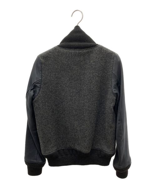 REMI RELIEF（レミレリーフ）REMI RELIEF (レミレリーフ) 切替レザージャケット グレー サイズ:Fの古着・服飾アイテム