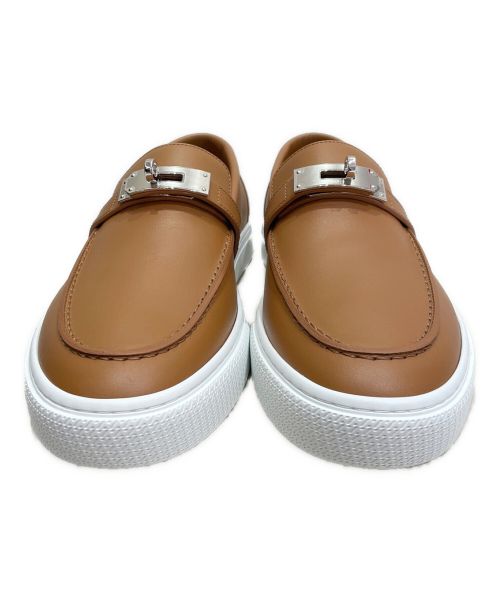 HERMES（エルメス）HERMES (エルメス) スリッポンスニーカー ナチュラル サイズ:41 未使用品の古着・服飾アイテム
