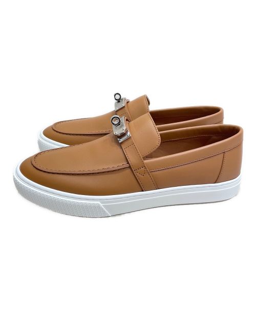 HERMES（エルメス）HERMES (エルメス) スリッポンスニーカー ナチュラル サイズ:41 未使用品の古着・服飾アイテム