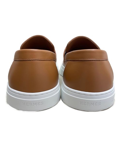 HERMES（エルメス）HERMES (エルメス) スリッポンスニーカー ナチュラル サイズ:41 未使用品の古着・服飾アイテム