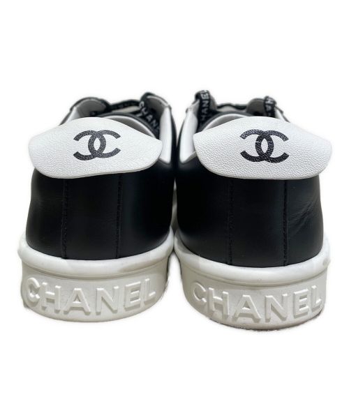 CHANEL（シャネル）CHANEL (シャネル) ココマークスニーカー ブラック サイズ:39の古着・服飾アイテム