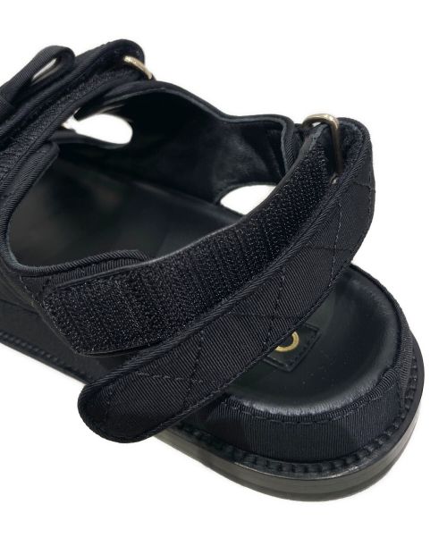 CHANEL（シャネル）CHANEL (シャネル) スポーツサンダル ブラック サイズ:40C 未使用品の古着・服飾アイテム