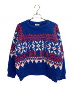 CELINEセリーヌ）の古着「22AW ボクシーセーター」｜ブルー