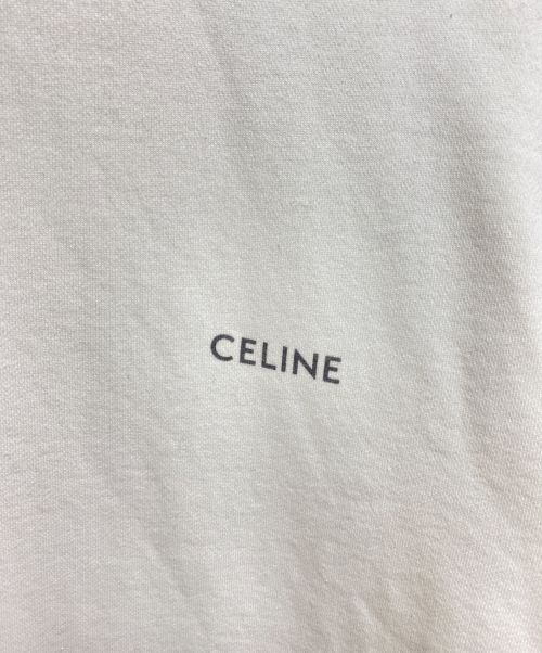 CELINE（セリーヌ）CELINE (セリーヌ) ルーズスウェット ホワイト サイズ:Sの古着・服飾アイテム