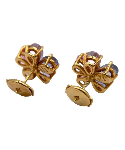 BVLGARI（ブルガリ）BVLGARI (ブルガリ) フラワーコントレールフローラ ピアスの古着・服飾アイテム