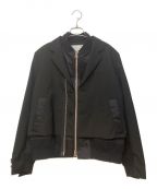 sacaiサカイ）の古着「22AW suiting mix blouson ma1」｜ブラック