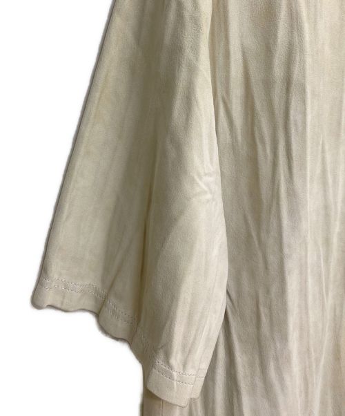 LOEWE（ロエベ）LOEWE (ロエベ) レザーTシャツ ベージュ サイズ:Sの古着・服飾アイテム