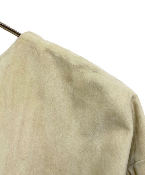 LOEWE（ロエベ）LOEWE (ロエベ) レザーTシャツ ベージュ サイズ:Sの古着・服飾アイテム