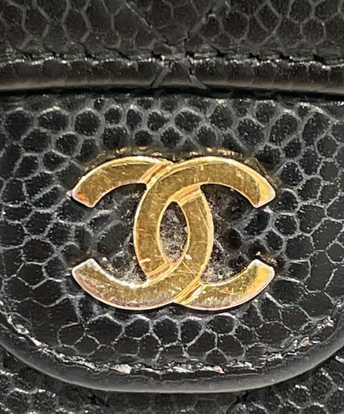 CHANEL（シャネル）CHANEL (シャネル) マトラッセコンパクトウォレット ブラックの古着・服飾アイテム