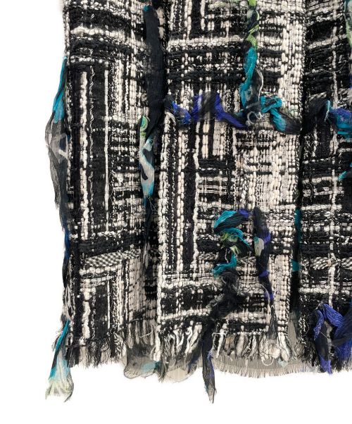 CHANEL（シャネル）CHANEL (シャネル) グラフィック ロゴワンピース ブルー サイズ:36の古着・服飾アイテム