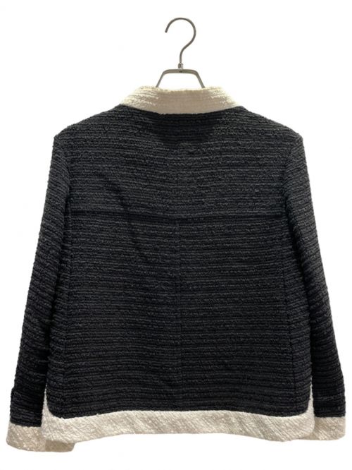 CHANEL（シャネル）CHANEL (シャネル) Colored Stone tweed jacket ブラック サイズ:36の古着・服飾アイテム
