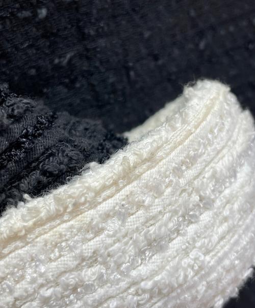 CHANEL（シャネル）CHANEL (シャネル) Colored Stone tweed jacket ブラック サイズ:36の古着・服飾アイテム