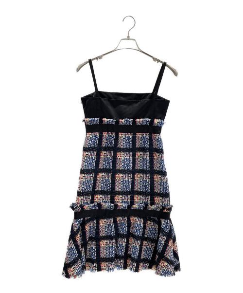 CHANEL（シャネル）CHANEL (シャネル) セットアップツイードジャケット ブルー サイズ:36の古着・服飾アイテム