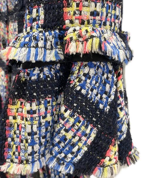 CHANEL（シャネル）CHANEL (シャネル) セットアップツイードジャケット ブルー サイズ:36の古着・服飾アイテム