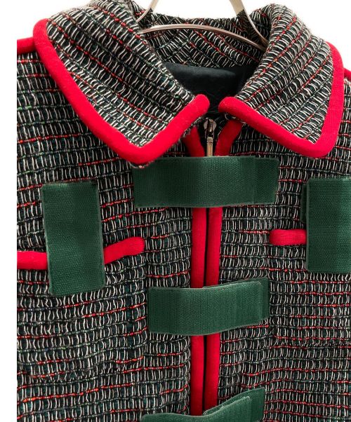 CHANEL（シャネル）CHANEL (シャネル) マジックテープツイードジャケット グリーン サイズ:34の古着・服飾アイテム