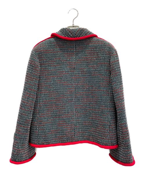 CHANEL（シャネル）CHANEL (シャネル) マジックテープツイードジャケット グリーン サイズ:34の古着・服飾アイテム