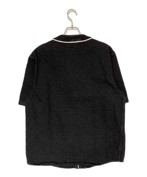 LOUIS VUITTON（ルイ ヴィトン）LOUIS VUITTON (ルイ ヴィトン) ベースボールシャツ ブラック サイズ:Sの古着・服飾アイテム